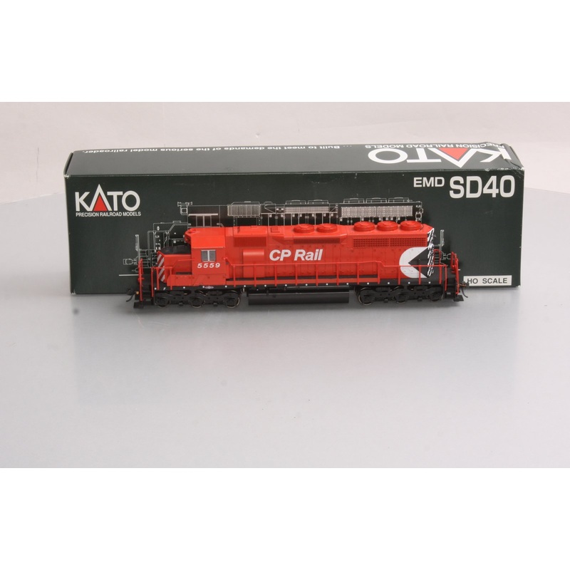 Kato 37-6333 HO Scale CP Rail EMD SD40 Diesel Locomotive #5559 NIB