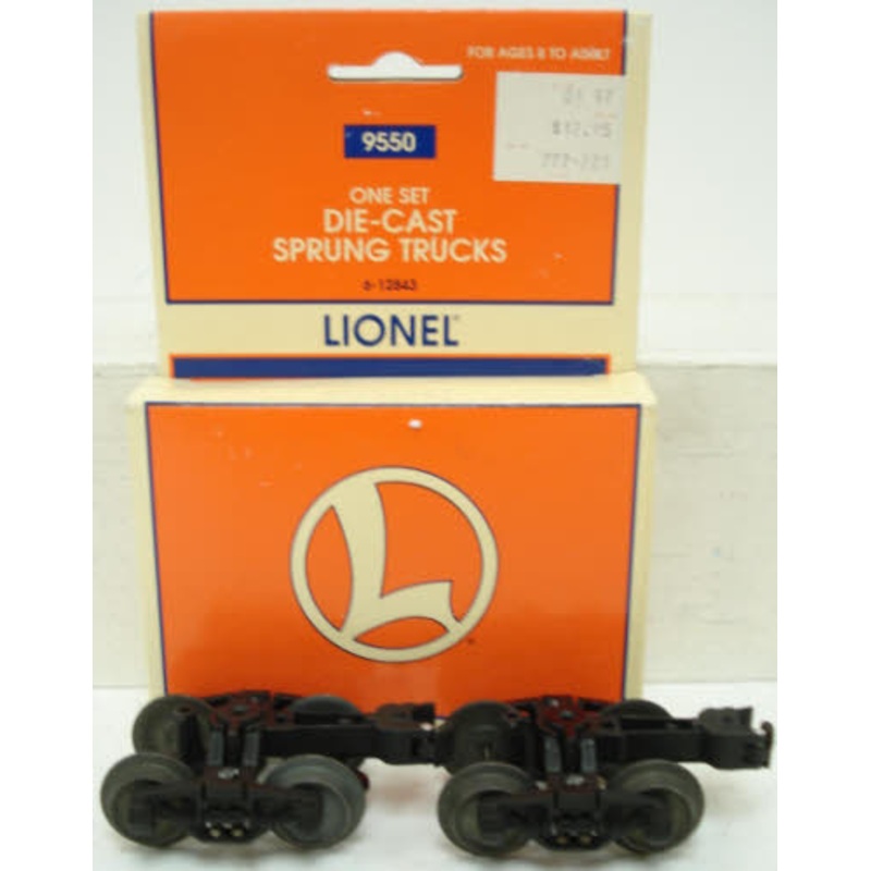 Lionel 12843 Die-Cast Sprung Trucks (Pair of 2) NIB