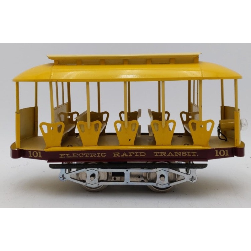 Lionel 6-13113 Standard Gauge Summer Trolley & Trail Car #101 LN
