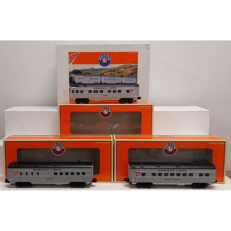 Lionel 6-31724 O Gauge Nabisco 3-Car Passenger Set EX/Box