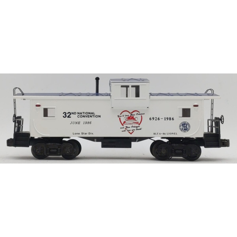 Lionel 6-6926 O 1986 New Orleans TCA Convention Boxcar EX