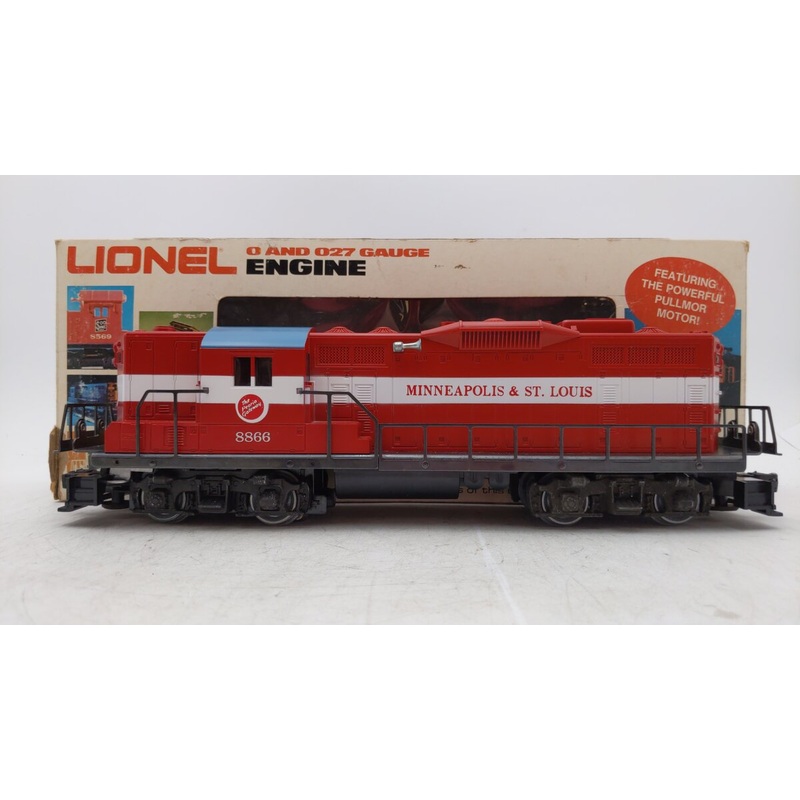 Lionel 6-8866 O Gauge Minneapolis and St. Louis GP-9 Powered Diesel Locomotive EX/Box