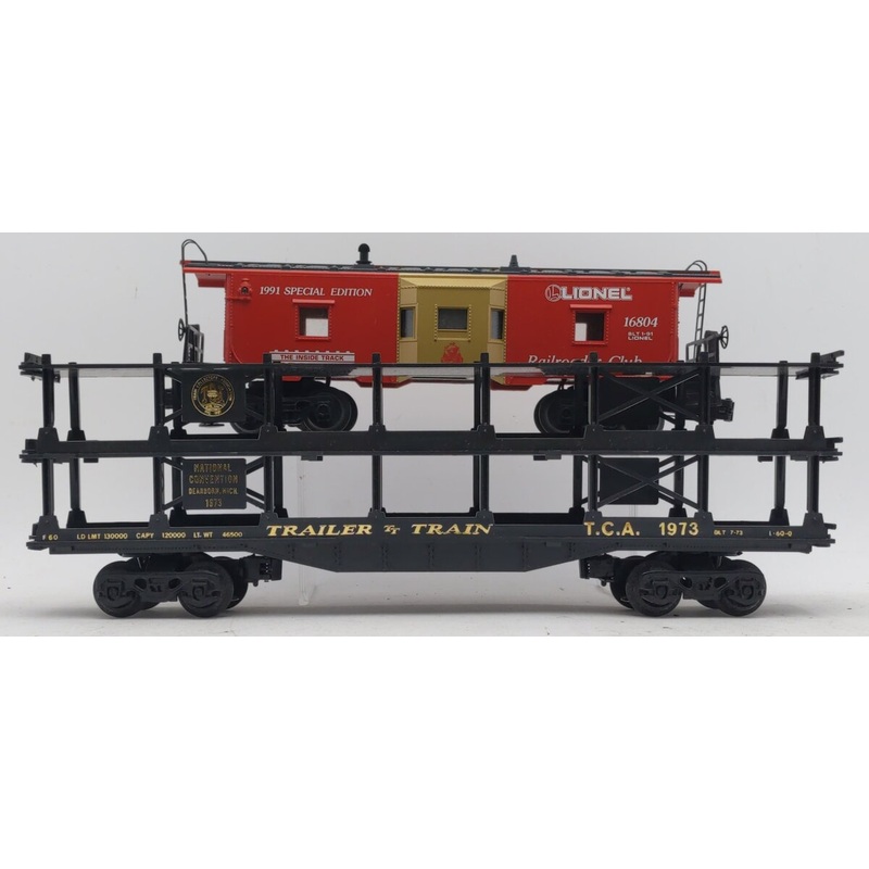 Lionel Assorted O Scale Window Caboose & Auto Carrier Cars  [2] EX