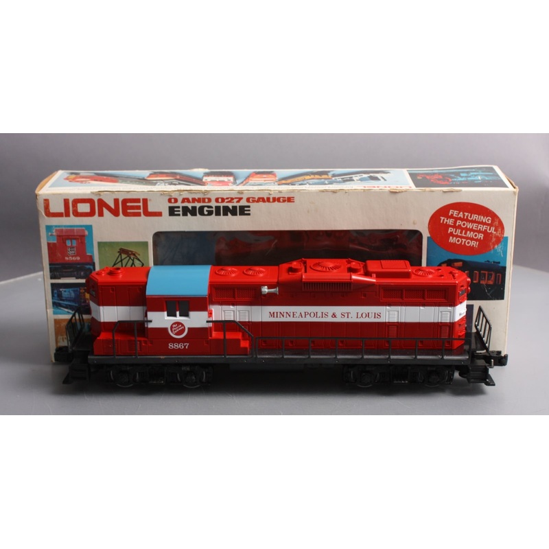 Lionel 6-8867 O Gauge Minneapolis and St. Louis GP9 Non-Powered Diesel Engine EX/Box