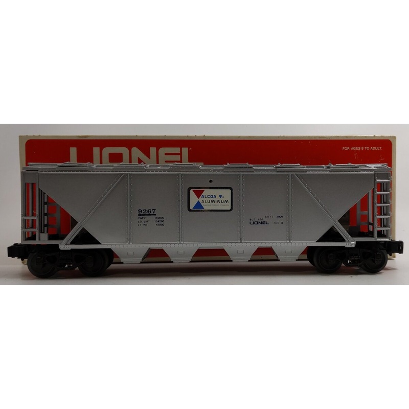 Lionel 6-9267 O Gauge Alcoa Covered Hopper EX/Box