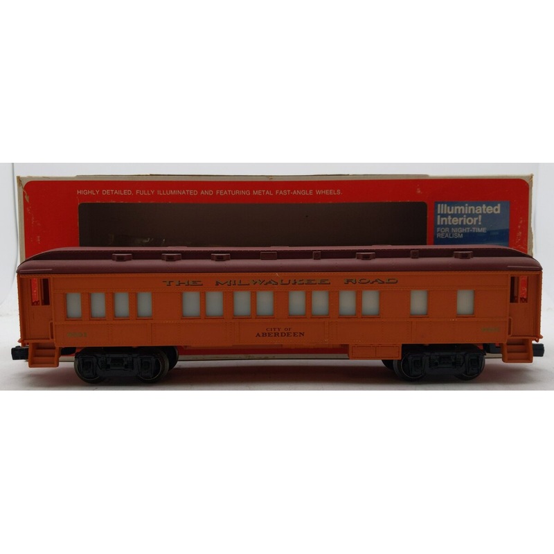 Lionel 6-9501 O Gauge Milwaukee Road Aberdeen Passenger Car EX/Box