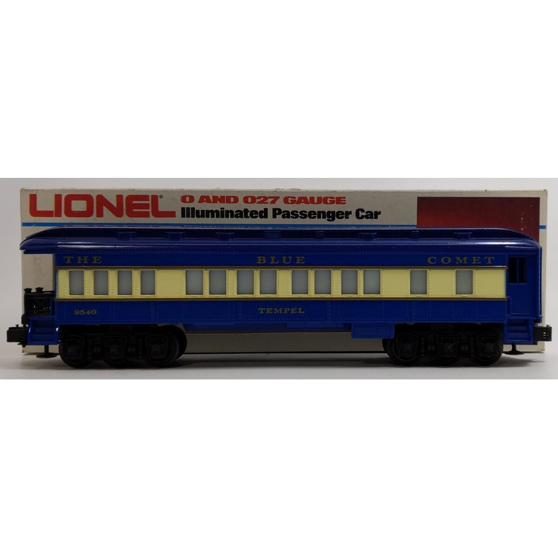 Lionel 6-9540 O Gauge Blue Comet Tempel Observation Car EX/Box