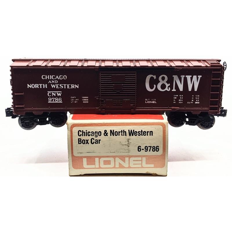 Lionel 6-9786 O Gauge Chicago & North Western Boxcar #9786 EX/Box