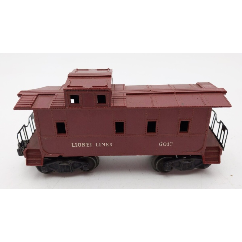 Lionel 6017 Vintage O Lionel Lines Brown Caboose VG