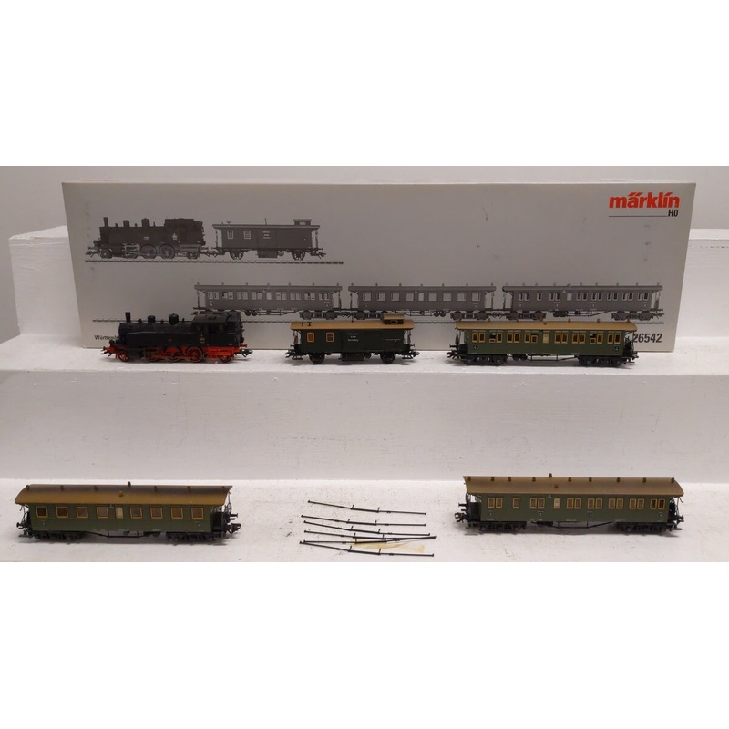 Marklin 26542 HO Wrttemberg Passenger Train Set LN/Box