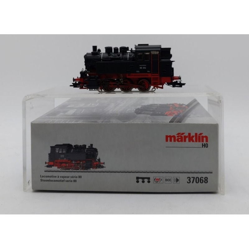Marklin 37068 HO German Federal Railroad Class 80 Steam Locomotive #80 014 LN/Box