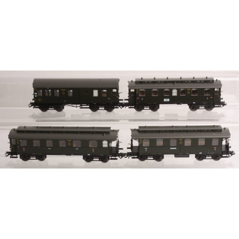 Marklin 43047 German State DRG HO Gauge Passenger Car Set LN/Box