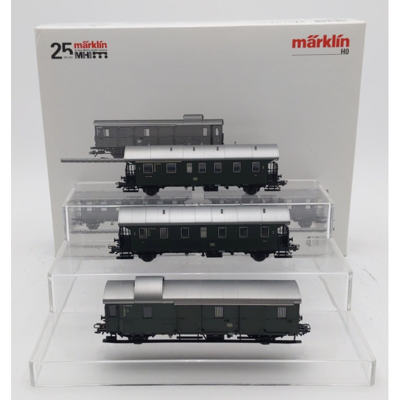 Marklin 43131 HO German Federal Railroad (DB) Passenger Car Set MT/Box