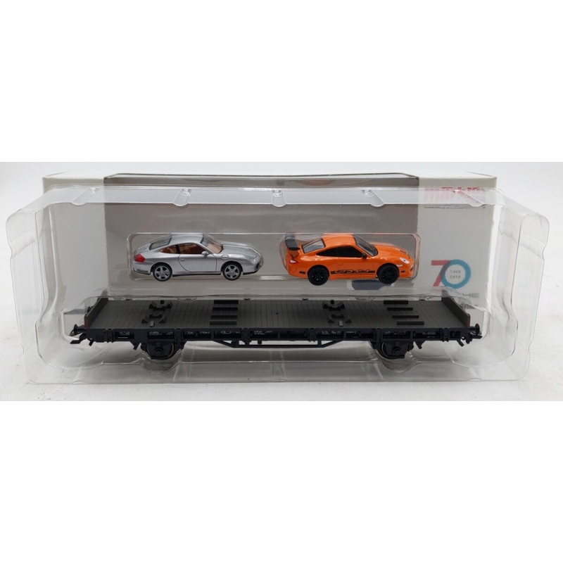 Marklin 45057 HO 70 Years of Porsche Auto Transport Flatcar #7 NIB