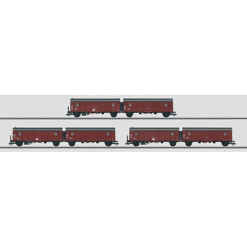 Marklin 48850 HO German Federal Railroad DB Leig-Einheiten Hrs-z 330 LCL Boxcar LN/Box
