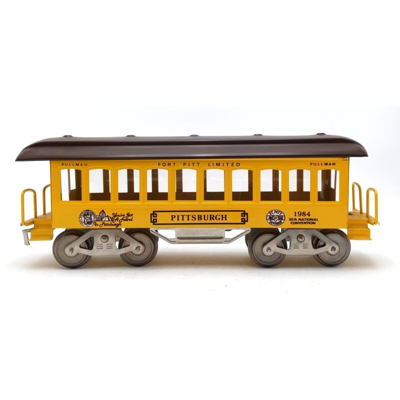McCoy 1984 McCoy 1984 Standard Gauge TCA Pittsburgh Pullman Passenger Car VG