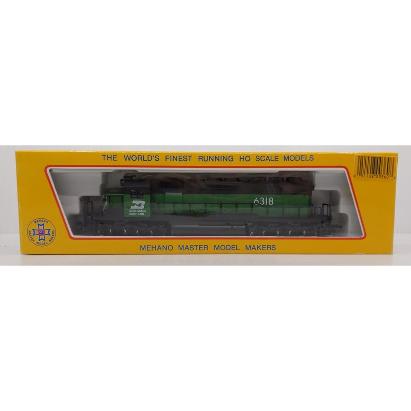 Mehano M358 HO Scale Burlington Northern EMD SD-40 Diesel Locomotive #6318 NIB