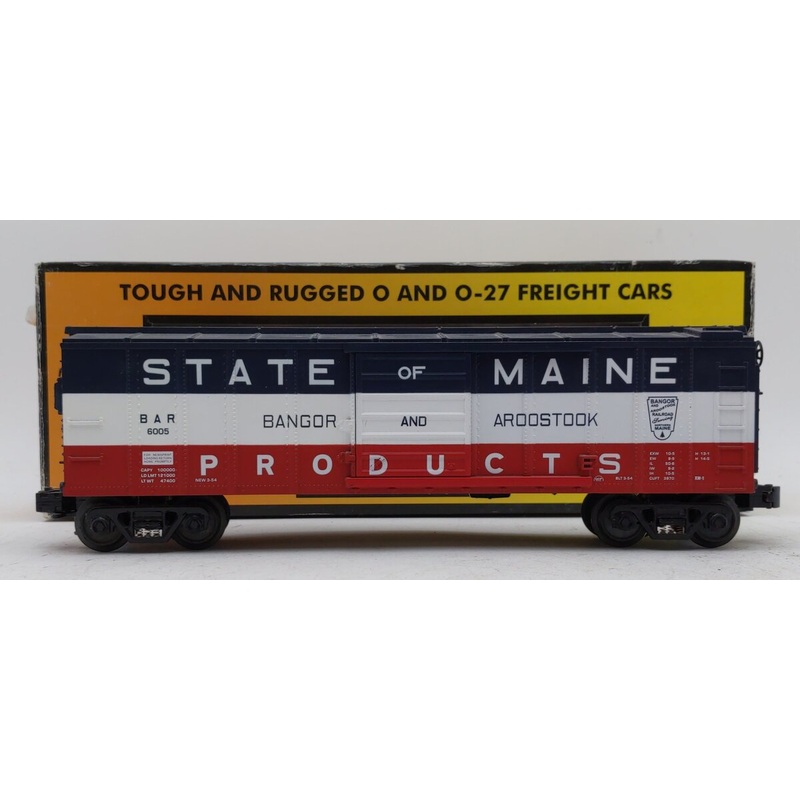 MTH 30-7450 O Gauge State of Maine Boxcar EX/Box