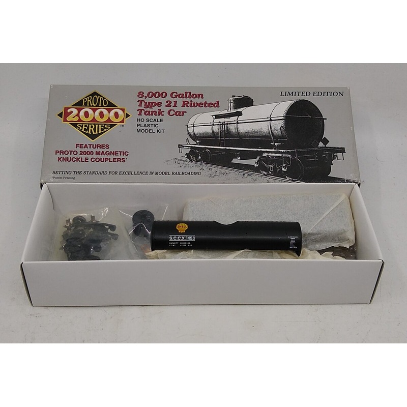 Proto 2000 21283 HO Shell 8,000 Gallon Type 21 Riveted Tank Car # 1453 Kit