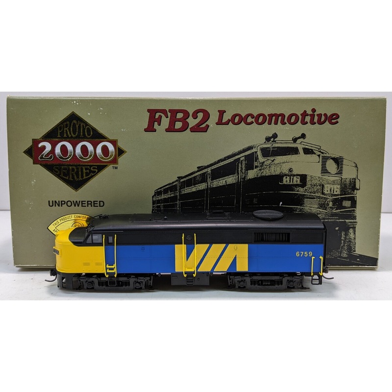 Proto 2000 8382 HO Scale VIA FB2 Unpowered Diesel Engine #6759 NIB