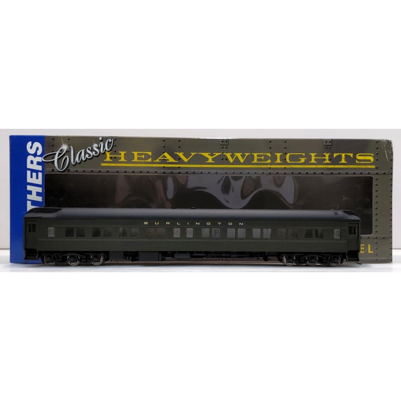 Walthers 932-10403 HO Scale CBQ Pullman Heavyweight 6-3 Sleeper #3523C NIB