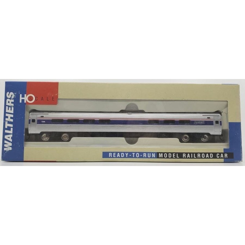 Walthers 932-6014 HO Scale Amtrak 85′ Amfleet Phase 4 Food Service Lounge Car NIB