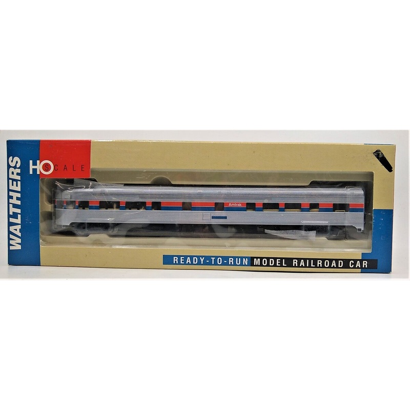 Walthers 932-6502 HO Scale Amtrak 85′ Budd Tavern-Observation Car LN/Box