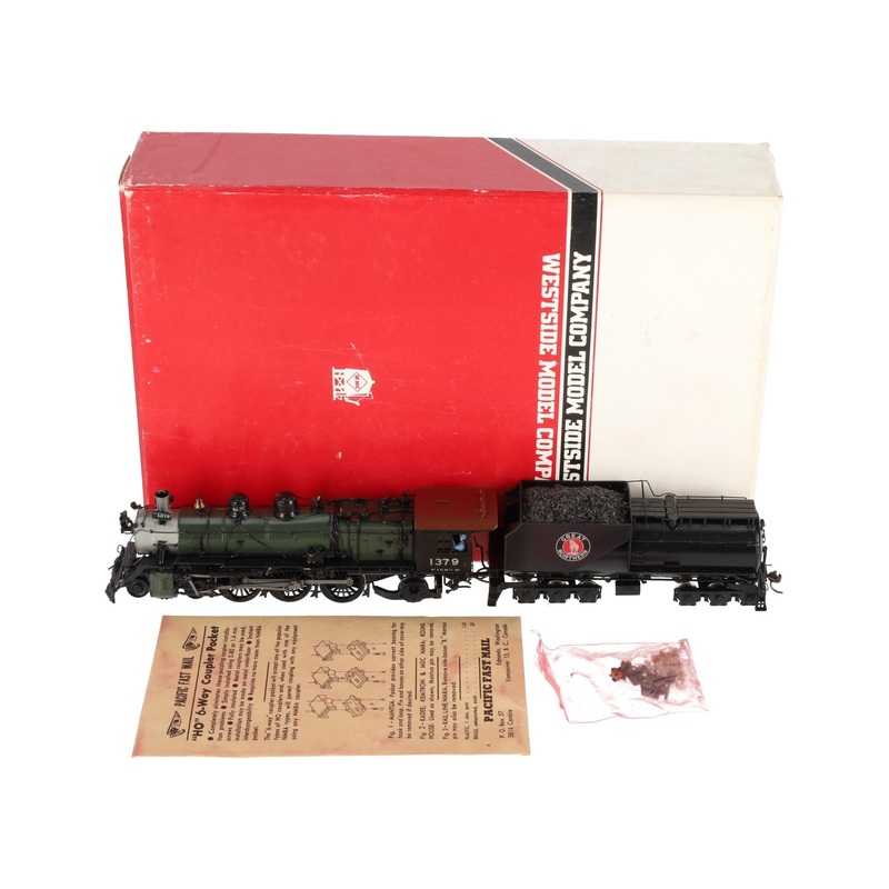 Westside Model Co. HO BRASS Great Northern H-7 4-6-2 Pacific Steam Loco & Tender EX/Box
