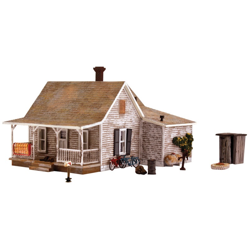 Woodland Scenics BR5040 HO Built-&-Ready Old Homestead Building NIB