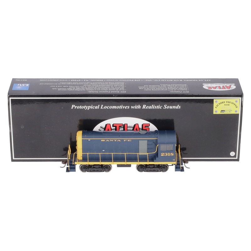 Atlas 10003993 HO Santa Fe HH660 Diesel Locomotive DCC & Sound #2318 LN/Box