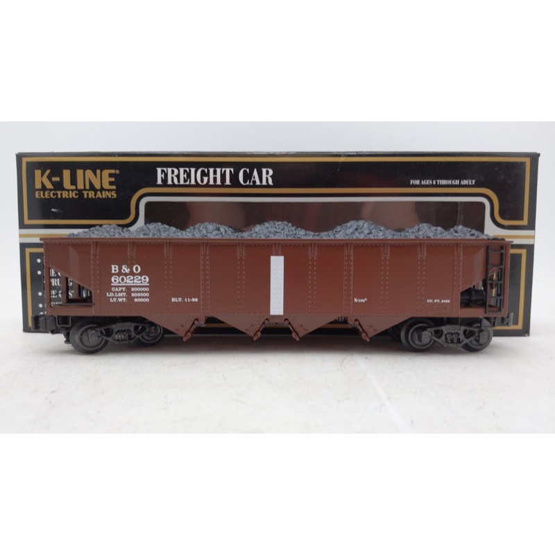 K-Line K623-1094 O Gauge Baltimore & Ohio Die-Cast Hopper #60229 EX/Box