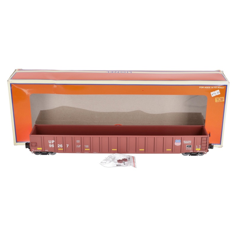Lionel 6-84592 O Union Pacific 65′ Mill Gondola #96267 NIB