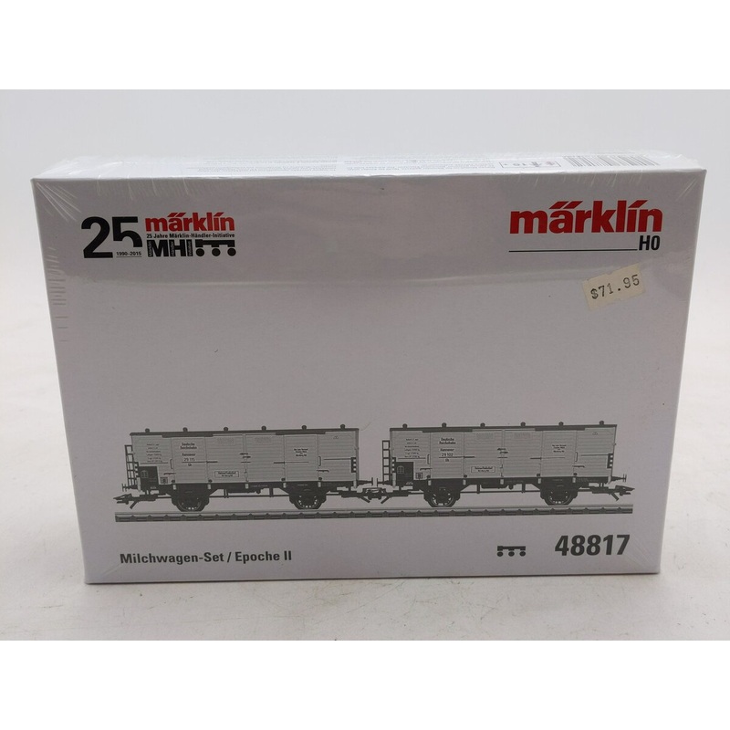 Marklin 48817 HO Scale DRG Exclusive Milk Box Car Set MT/Box