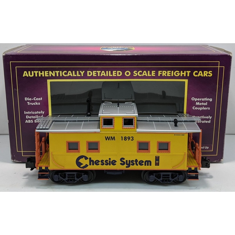 MTH 20-91263 O Gauge WM Chessie MTHRRC-2008 Steel Caboose #1893 LN/Box