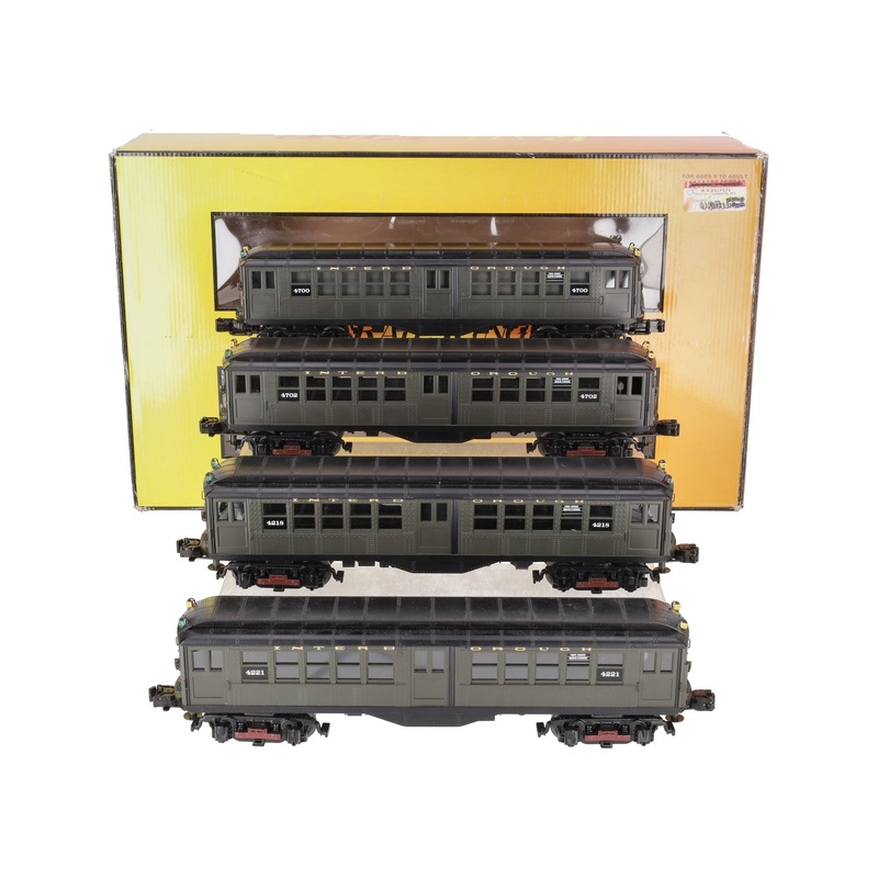 MTH 30-2757-1 O Metropolitan LO-V Subway Set with Proto-Sound 2.0 (Set of 4) EX/Box