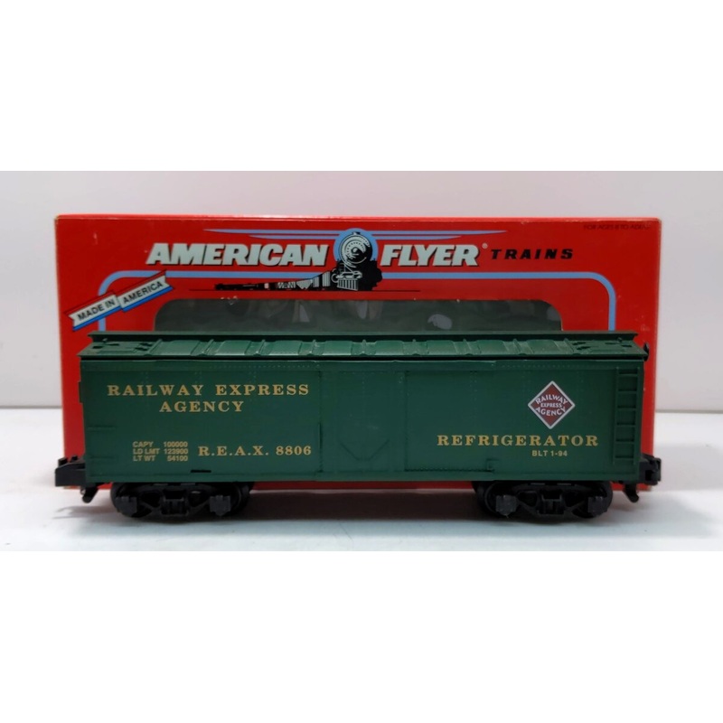 American Flyer 6-48806 S Gauge Railway Express Agency Refrigerator Car #8806 EX/Box