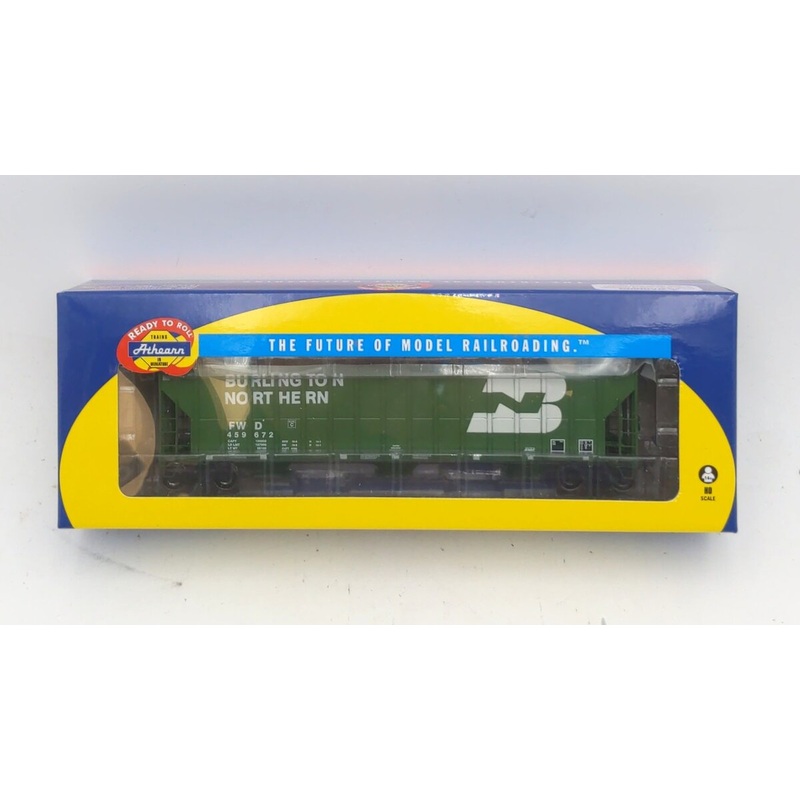 Athearn 81965 HO Burlington Northern/FW&D FMC Covered Hopper #459672 NIB