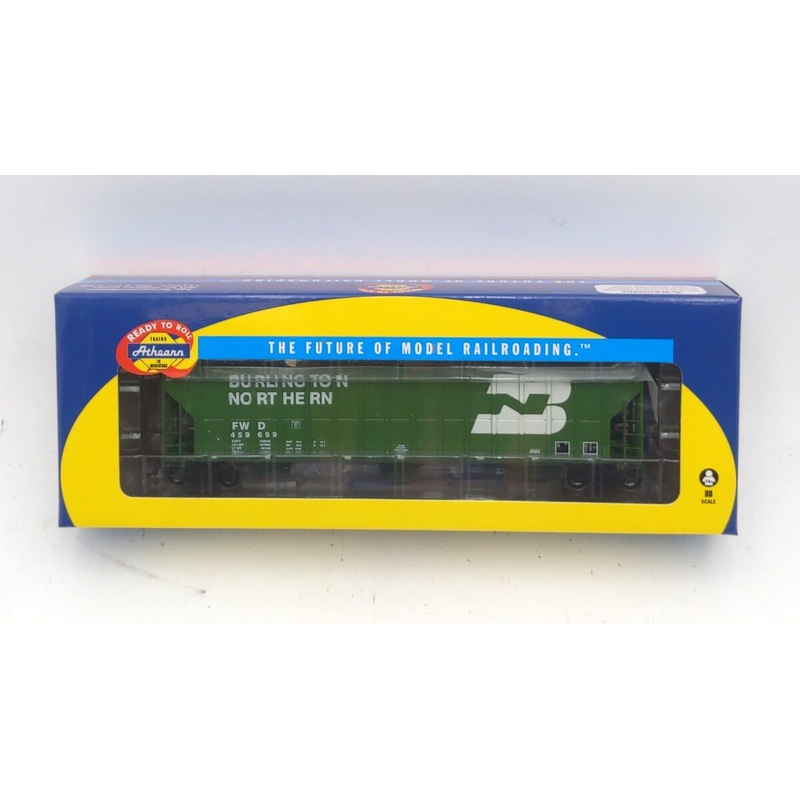 Athearn 81966 HO Burlington Northern/FW&D FMC Covered Hopper #459699 NIB