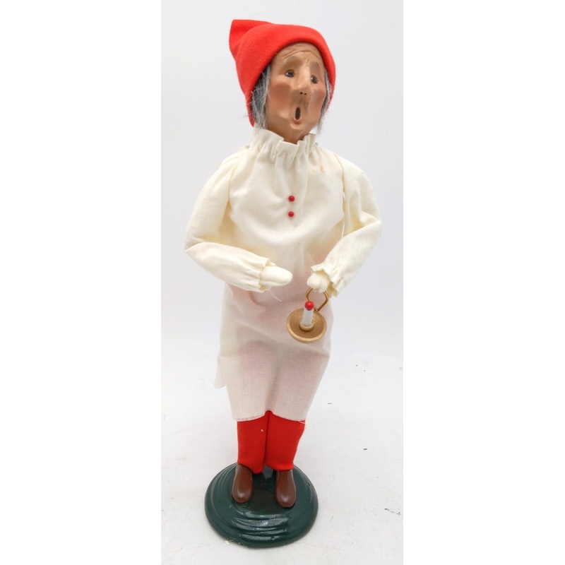 Byers’ Choice A Christmas Carol Scrooge Doll w/Candle VG