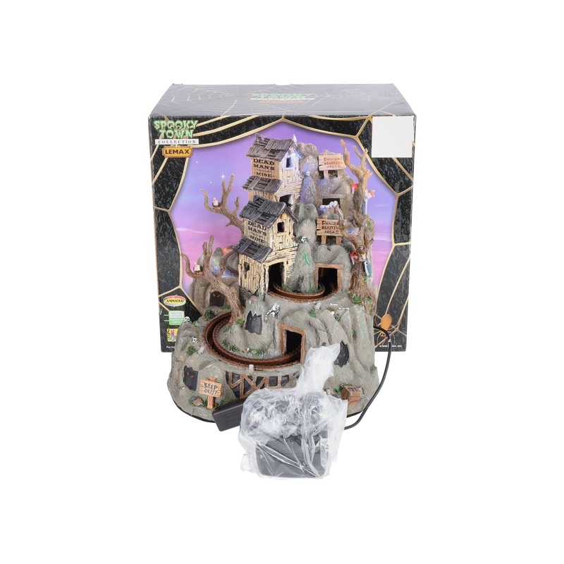 Lemax 64424 Spooky Town Animated Dead Man’s Mine LN/Box