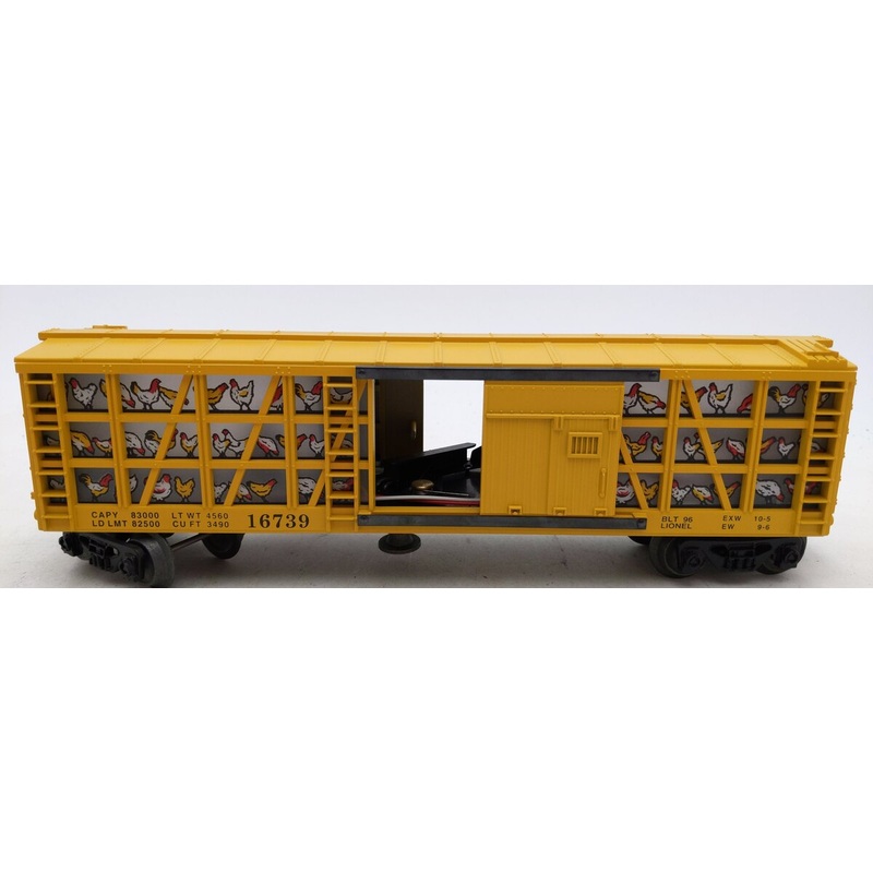 Lionel 6-16739 O Gauge WB Foghorn Leghorn Operating Poultry Car #16739 VG