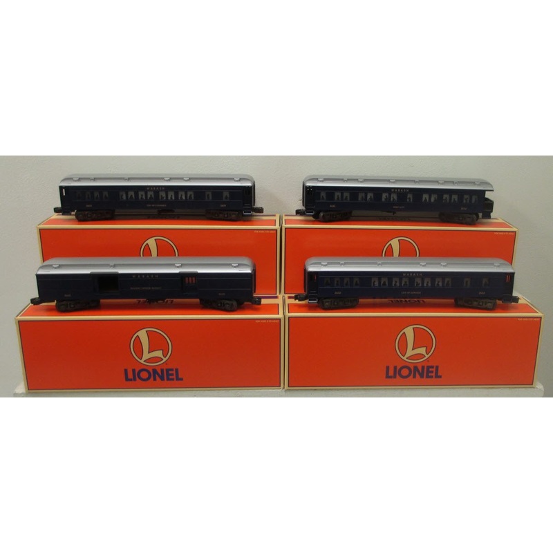 Lionel 6-19061 O Gauge Wabash Railway Passenger Set EX/Box