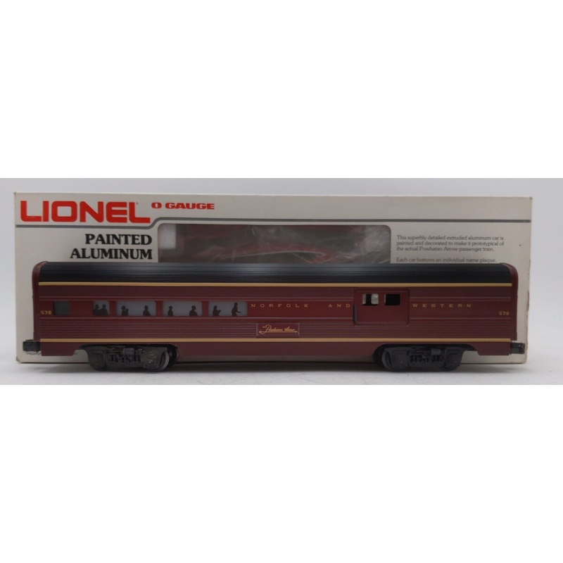 Lionel 6-9563 O Gauge Norfolk & Western Aluminum Combo Car #578 EX/Box