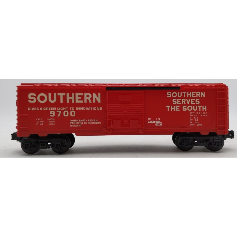 Lionel 6-9700 O Gauge Southern ‘Serves The South’ Box Car #9700 EX