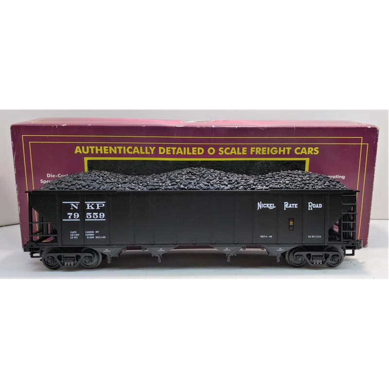 MTH 20-90002B O Nickel Plate Road 4-Bay Hopper #79559 LN/Box