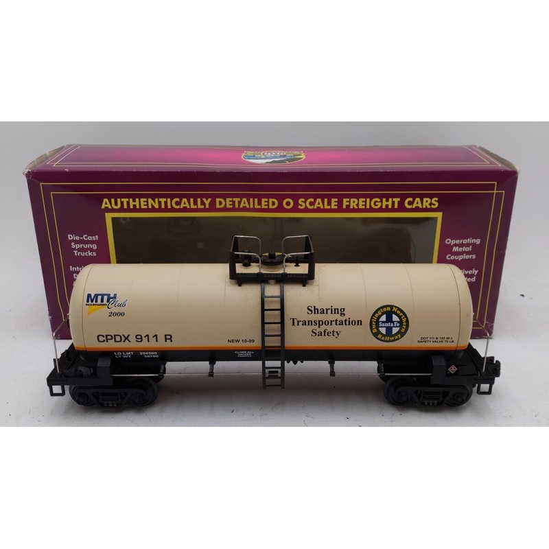 MTH 20-92014 O Gauge MTHRRC-2000 BNSF Tank Car #911R EX/Box