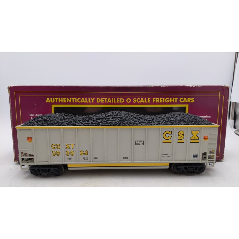 MTH 20-97419 O CSX Coalporter Hopper w/Coal Load #390964 LN/Box