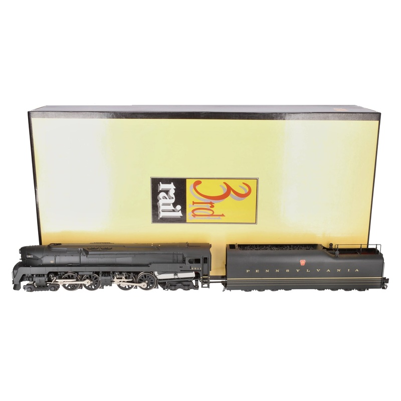 3rd Rail 5511 O Gauge BRASS PRR 4-4-4-4 T1 Steam Locomotive #5511 (3 Rail) EX/Box