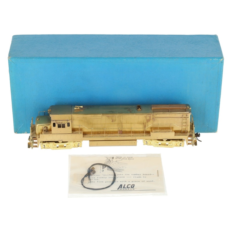 Alco Models D-113 HO Scale BRASS General Electric U-25B Diesel Engine EX/Box