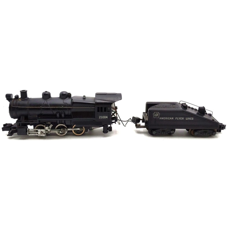 American Flyer 21004 Vintage S 0-6-0 Steam Switcher & Tender VG